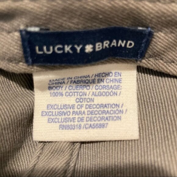 LUCKY BRAND Baseball Cap Camo Pattern 100% Cotton Adjustable Tab - Picture 5 of 5